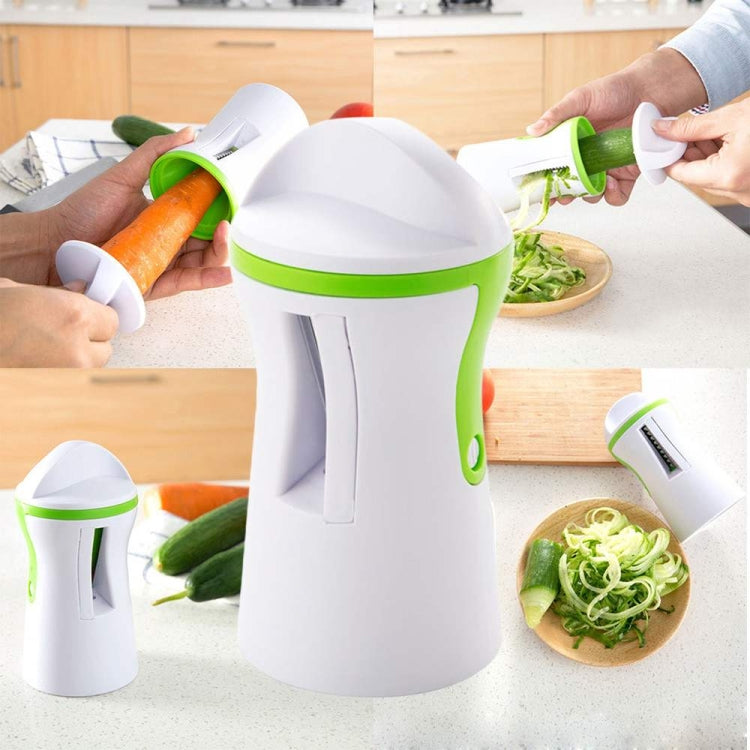Tergicristallo rotante da taglio con imbuto a spirale multifunzione da cucina, Rotating Cutting Grater