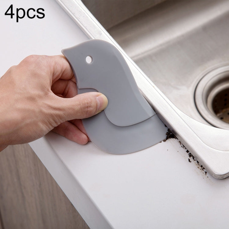 Gadget da cucina con raschietto morbido a forma di pinguino da 4 pezzi