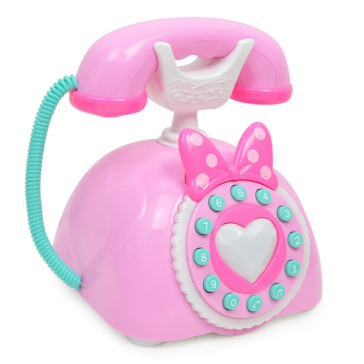 Simulazione bambino Telefono retrò Musica leggera Cartone animato Educazione precoce Puzzle Giocattoli musicali