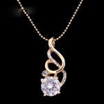 Set di gioielli in cristallo con zirconi per matrimonio alla moda per le donne