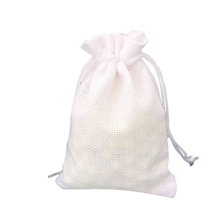 50 sacchetti regalo multiformato in lino di iuta con coulisse, per matrimoni, compleanni, feste, sacchetti regalo con coulisse, 9x12cm