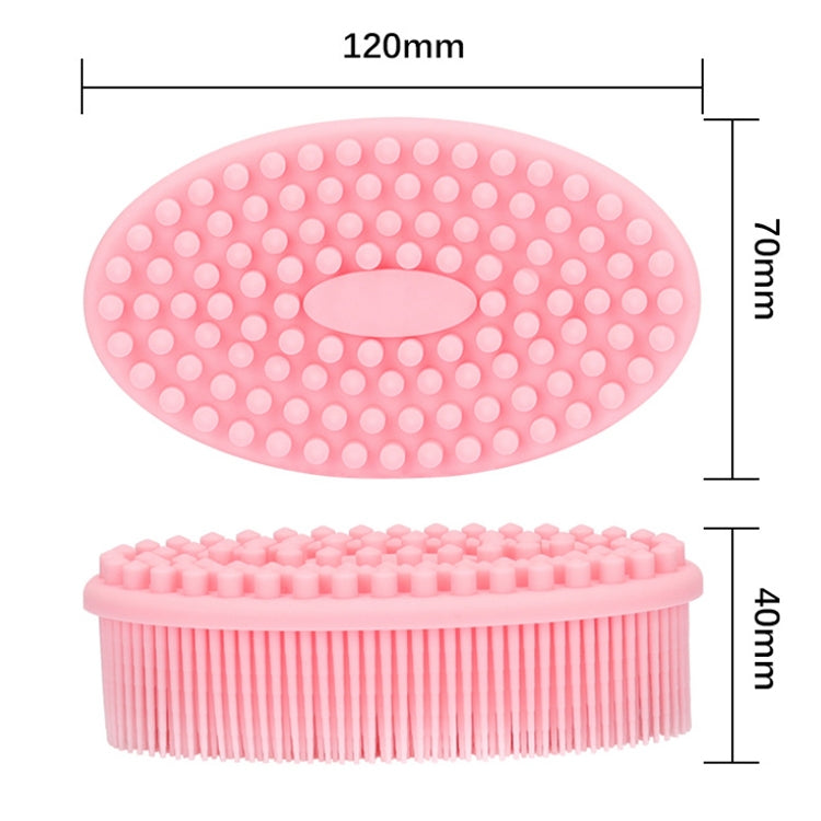 2 spazzole per massaggio al cuoio capelluto in silicone, spazzola morbida per il bagnetto del bambino, Silicone Scalp Bath Brush