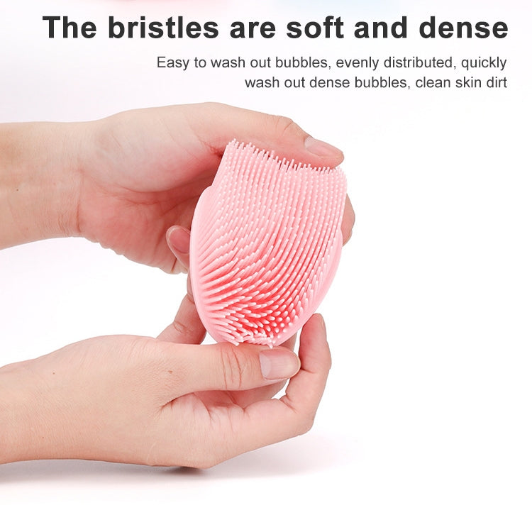 2 spazzole per massaggio al cuoio capelluto in silicone, spazzola morbida per il bagnetto del bambino, Silicone Scalp Bath Brush