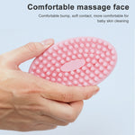 2 spazzole per massaggio al cuoio capelluto in silicone, spazzola morbida per il bagnetto del bambino, Silicone Scalp Bath Brush