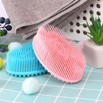 2 spazzole per massaggio al cuoio capelluto in silicone, spazzola morbida per il bagnetto del bambino, Silicone Scalp Bath Brush