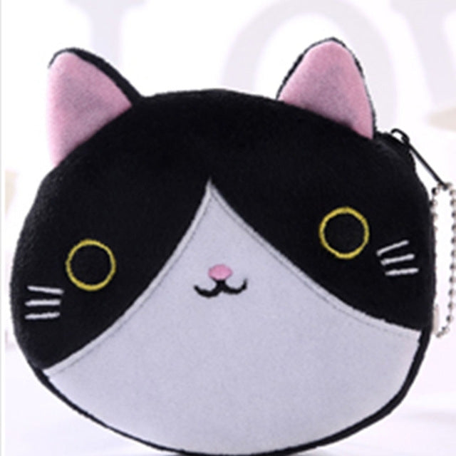 Portamonete in peluche per bambini da 3 pezzi