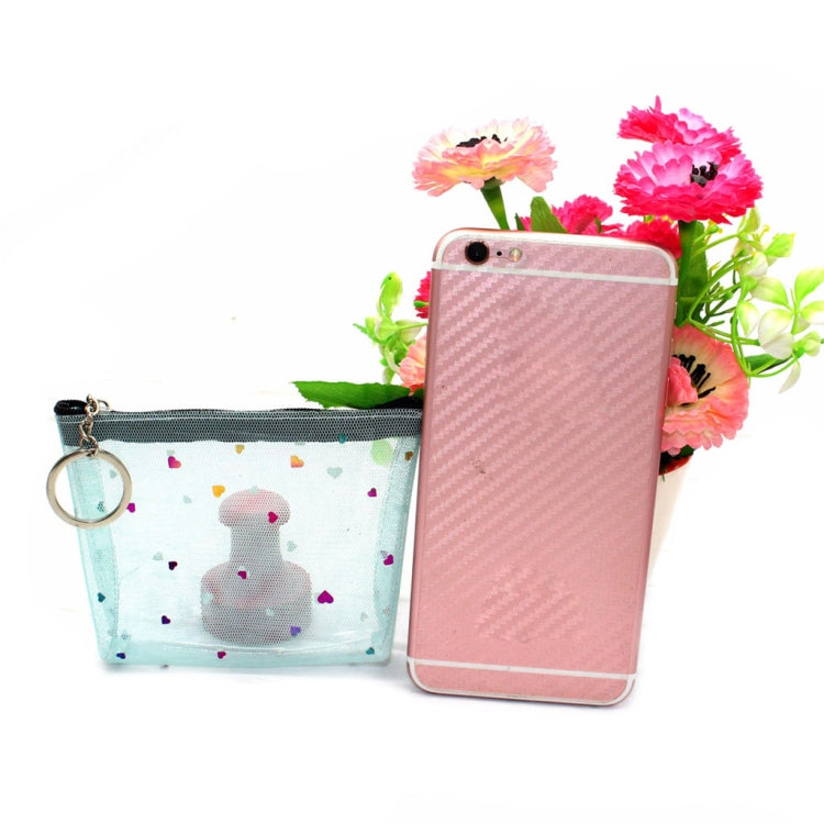 Borsa con cerniera trasparente mini portamonete in gelatina impermeabile in PVC da 3 pezzi