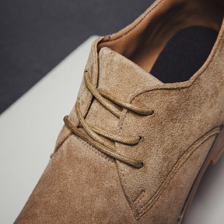 Scarpe uomo Oxford in pelle scamosciata stile britannico