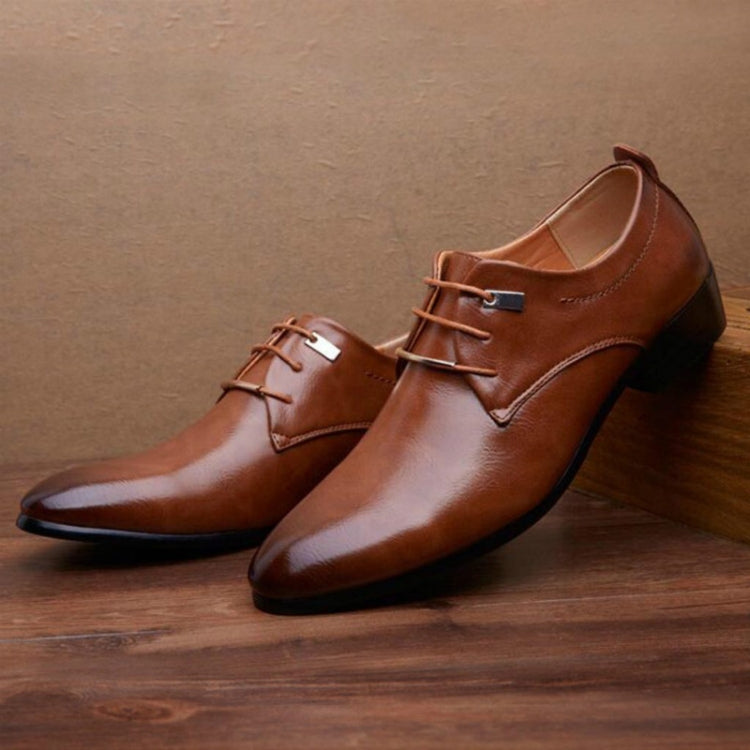 Scarpe eleganti da uomo in pelle sintetica punta 38-48