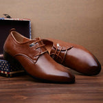 Scarpe eleganti da uomo in pelle sintetica punta 38-48