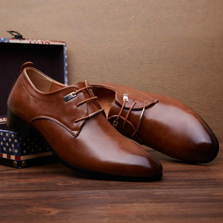 Scarpe eleganti da uomo in pelle sintetica punta 38-48