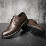 Scarpe da uomo inglesi brogue formali da lavoro