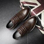 Scarpe da uomo inglesi brogue formali da lavoro