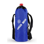 Borsa per il pranzo pieghevole portatile per impacchi di ghiaccio cilindrici in tessuto Oxford, Drawstring / Red, Drawstring / Blue, Drawstring /  Black, Zipper / Red, Zipper / Blue