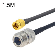 Cavo adattatore coassiale SMA maschio a N femmina RG58, SMA Male to N Female 0.5m, SMA Male to N Female 1m, SMA Male to N Female 1.5m, SMA Male to N Female 3m, SMA Male to N Female 5m, SMA Male to N Female 10m