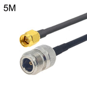 Cavo adattatore coassiale SMA maschio a N femmina RG58, SMA Male to N Female 0.5m, SMA Male to N Female 1m, SMA Male to N Female 1.5m, SMA Male to N Female 3m, SMA Male to N Female 5m, SMA Male to N Female 10m