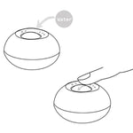 2 pezzi di forniture per ufficio Cilindro adesivo in spugna per mani bagnate, Sponge Cylinder