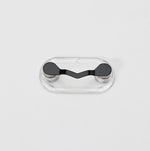 5 pezzi Porta occhiali magnetici Spilla magnetica Clip per occhiali per auricolare per targa, Black, Silver, White Diamond, Colored Diamond