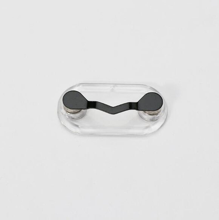 5 pezzi Porta occhiali magnetici Spilla magnetica Clip per occhiali per auricolare per targa, Black, Silver, White Diamond, Colored Diamond