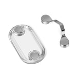 5 pezzi Porta occhiali magnetici Spilla magnetica Clip per occhiali per auricolare per targa, Black, Silver, White Diamond, Colored Diamond