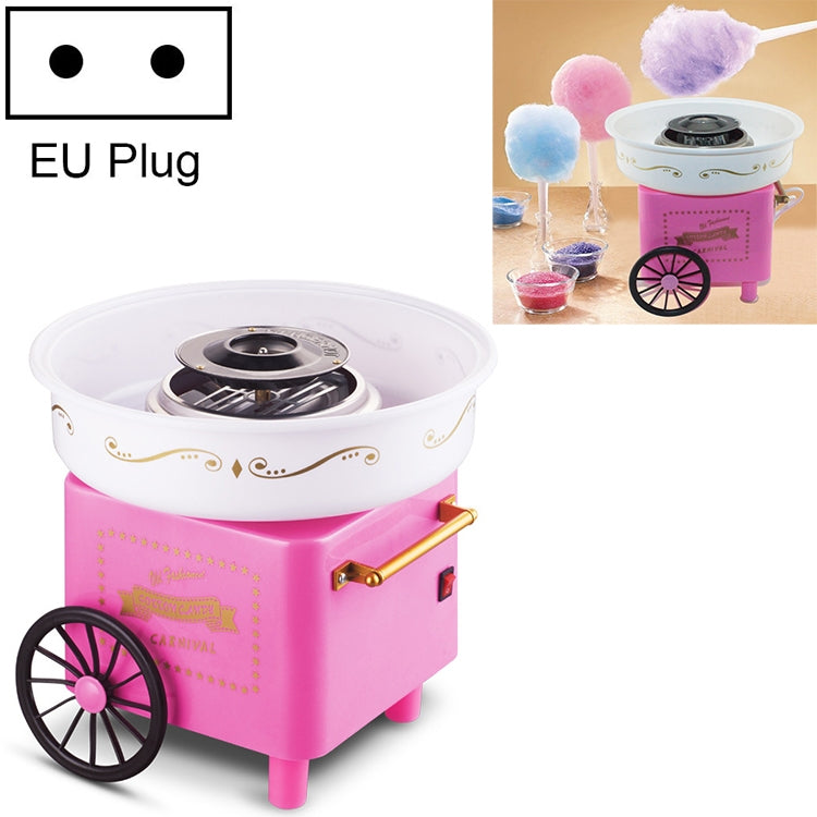 Mini macchina per zucchero filato con carrello retrò, U.S. Regulations 110 V, European Regulations 220 V, Australian Regulations 220 V, British Regulations 220 V, National Standard 220 V
