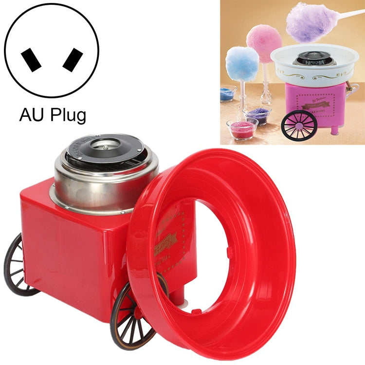 Mini macchina per zucchero filato con carrello retrò, U.S. Regulations 110 V, European Regulations 220 V, Australian Regulations 220 V, British Regulations 220 V, National Standard 220 V