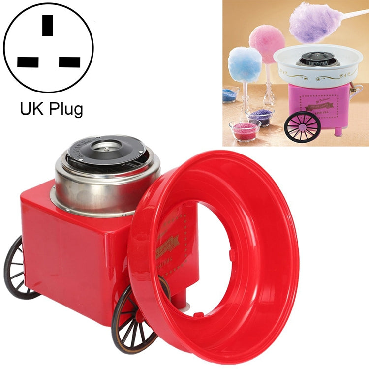 Mini macchina per zucchero filato con carrello retrò, U.S. Regulations 110 V, European Regulations 220 V, Australian Regulations 220 V, British Regulations 220 V, National Standard 220 V