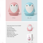 Umidificatore aromatico da 220 ml Simpatico pinguino USB Diffusore d'aria Home Office Car Mist Maker Purificatore d'aria