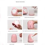 Umidificatore aromatico da 220 ml Simpatico pinguino USB Diffusore d'aria Home Office Car Mist Maker Purificatore d'aria