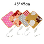 Tappetino riscaldante per animali Tappetino riscaldante Tappetino riscaldante invernale Tappeto Peluche Coperta elettrica Tappetino riscaldante per sedile, 45x45cm 220V CN Plug, 45x45cm 12V for Car