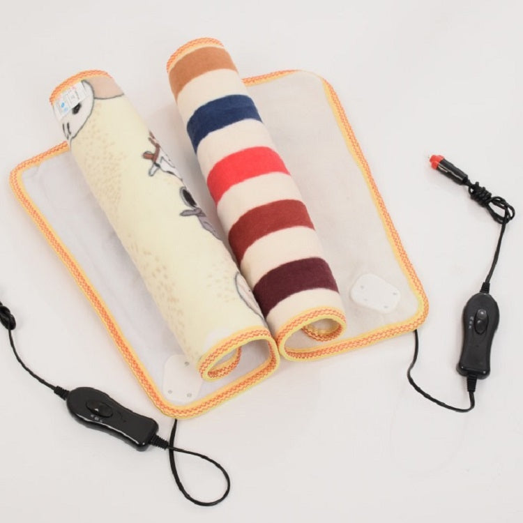 Tappetino riscaldante per animali Tappetino riscaldante Tappetino riscaldante invernale Tappeto Peluche Coperta elettrica Tappetino riscaldante per sedile, 45x45cm 220V CN Plug, 45x45cm 12V for Car