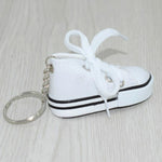 Ciondolo portachiavi sneaker con mini scarpe di tela da 2 pezzi