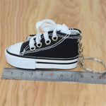 Ciondolo portachiavi sneaker con mini scarpe di tela da 2 pezzi