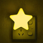 Luce notturna a LED Mini Star con controllo del sensore di luce,, EU Plug, US Plug