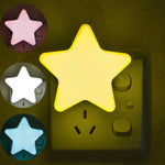Luce notturna a LED Mini Star con controllo del sensore di luce,, EU Plug, US Plug