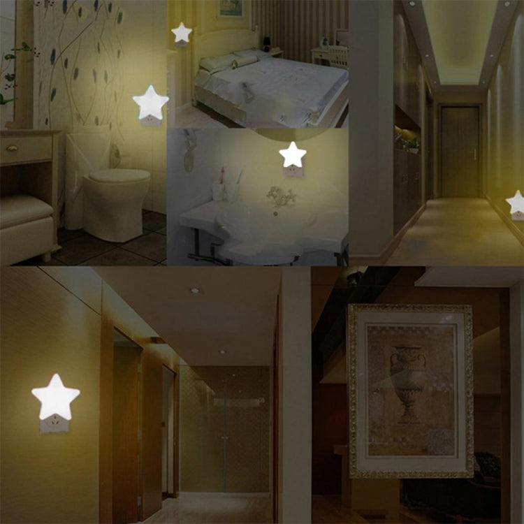 Luce notturna a LED Mini Star con controllo del sensore di luce,, EU Plug, US Plug
