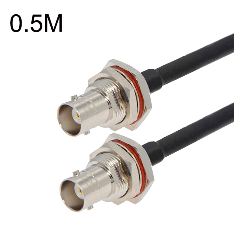 Cavo adattatore coassiale BNC femmina a BNC femmina RG58, BNC Female To BNC Female With Waterproof Circle 0.5m, BNC Female To BNC Female With Waterproof Circle 1m, BNC Female To BNC Female With Waterproof Circle 1.5m                                    ...