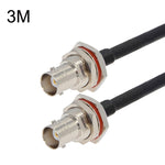 Cavo adattatore coassiale BNC femmina a BNC femmina RG58, BNC Female To BNC Female With Waterproof Circle 0.5m, BNC Female To BNC Female With Waterproof Circle 1m, BNC Female To BNC Female With Waterproof Circle 1.5m                                    ...