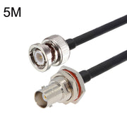 Cavo adattatore coassiale BNC femmina con cerchio impermeabile a BNC maschio RG58, BNC Female With Waterproof Circle To BNC Male 0.5m, BNC Female With Waterproof Circle To BNC Male 1m, BNC Female With Waterproof Circle To BNC Male 1.5m                 ...