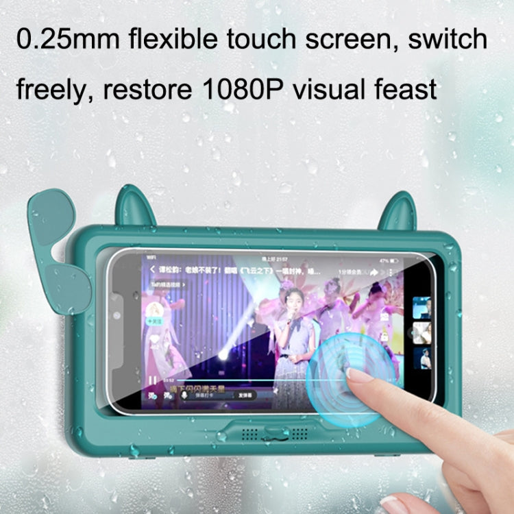 Porta cellulare impermeabile da bagno con touch screen