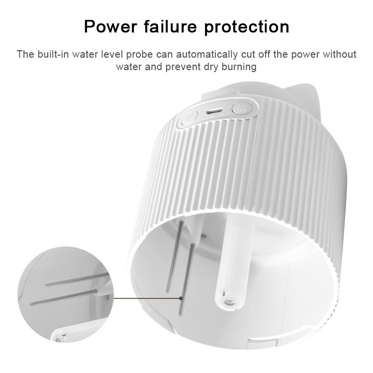 Umidificatore per animali domestici leggero Lampada da comodino per la casa con luce notturna USB Lampada a risparmio energetico silenziosa per il sonno