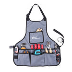 PENGGONG Grembiule da giardinaggio in tela impermeabile Borsa per attrezzi per elettricista Organizzatore di attrezzi per kit di attrezzi, Grey, ArmyGreen, Blue, Black