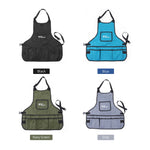 PENGGONG Grembiule da giardinaggio in tela impermeabile Borsa per attrezzi per elettricista Organizzatore di attrezzi per kit di attrezzi, Grey, ArmyGreen, Blue, Black