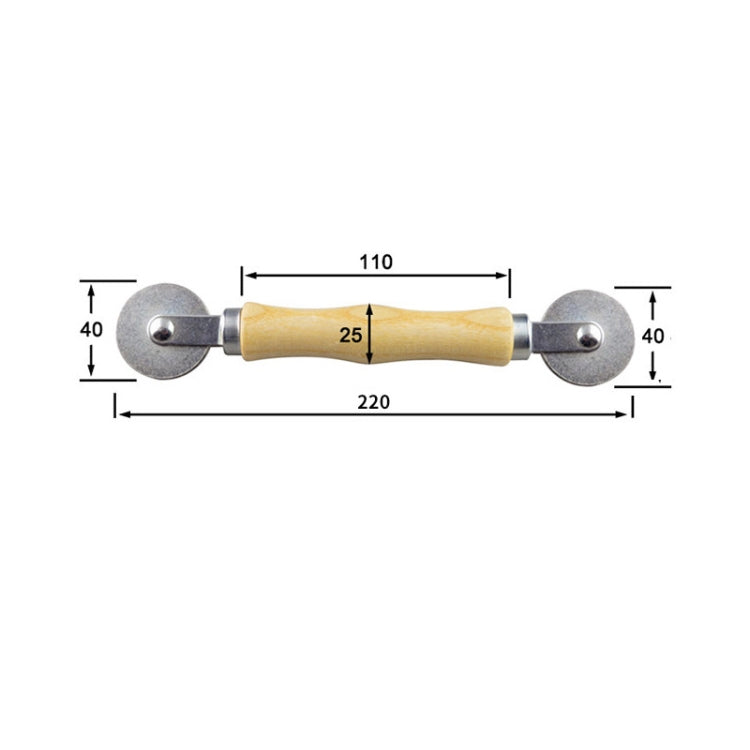 Strumento di installazione della finestra con ruota di garza a rullo scanalato per finestre in legno e metallo, Window Spline Roller