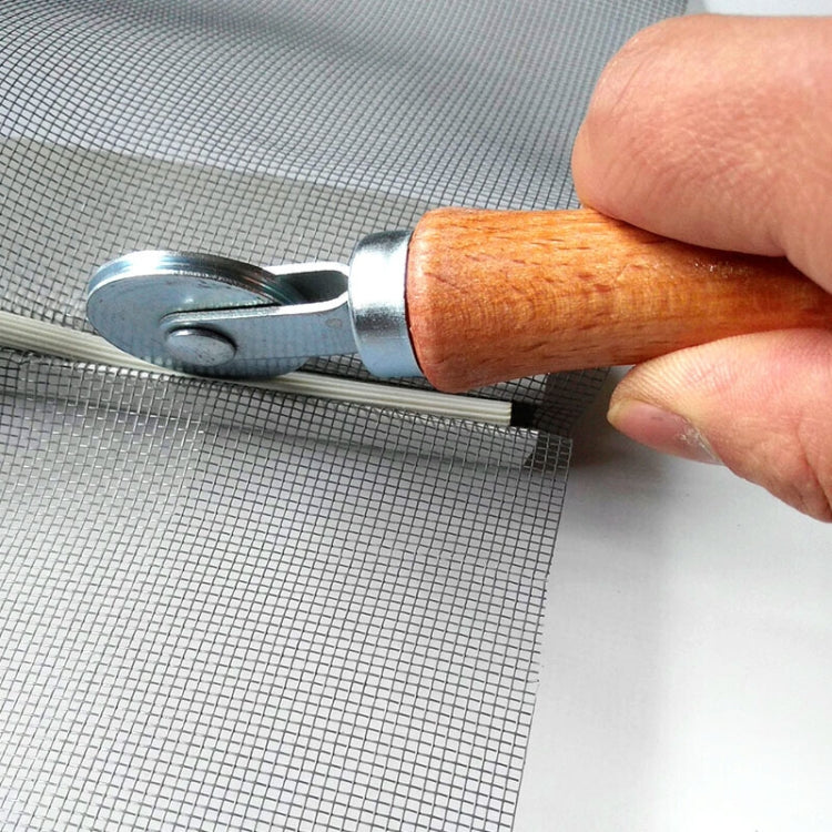 Strumento di installazione della finestra con ruota di garza a rullo scanalato per finestre in legno e metallo, Window Spline Roller