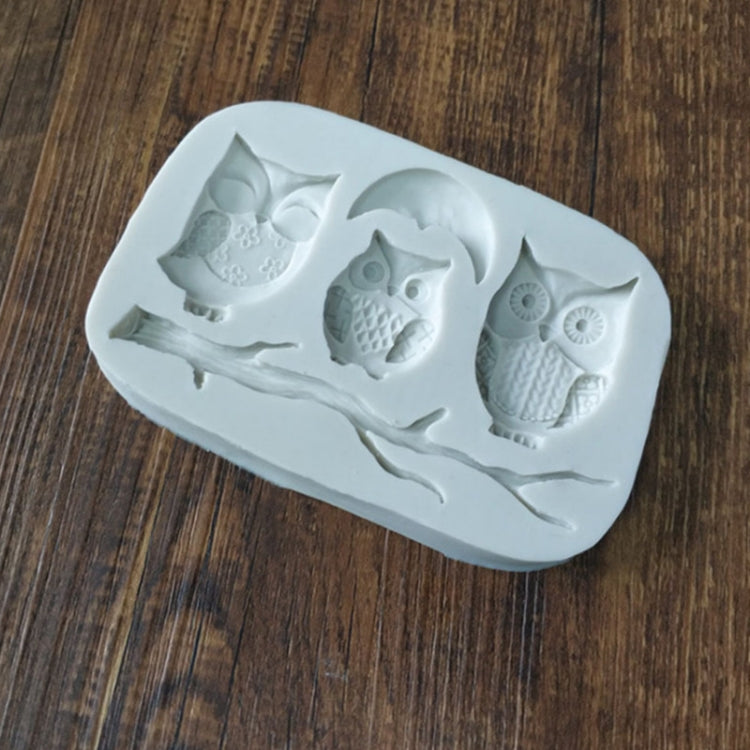Stampo per fondente con gufo, decorazione per torta, stampo in silicone per cioccolato Pais secco fai da te, Owl  Shape