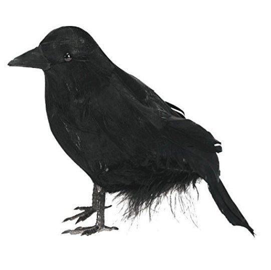 Decorazione di Halloween Ornamento Corvo Simulazione 17cm