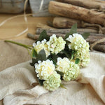 Fiore artificiale Palla Crisantemo Decorazione domestica Bouquet da sposa Fiore Pianta Fiore finto