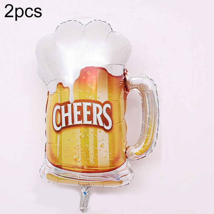 Palloncino in foil per bottiglia di vino, decorazione per feste di compleanno, 2 pezzi, Large Beer Bottle, Large Powder Bottle, Large Champagne Bottle, Large Rose Wine Glass, Whiskey Bottle, CHEERS Wine Glasses, Wine Glass, Pentagram Wine Glass        ...