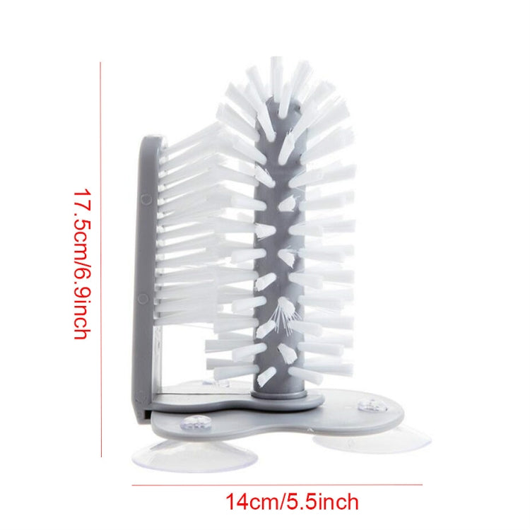 Strumento per la pulizia del bar della cucina con spazzola per la pulizia della tazza pigra a parete di aspirazione, Suction Wall Cup Cleaning Brush